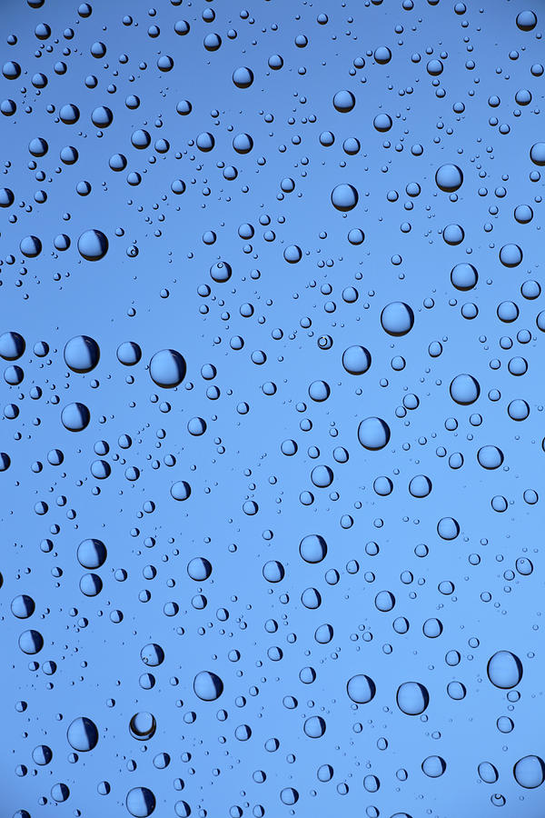 Blue Water Bubbles #1 Photograph by Frank Tschakert