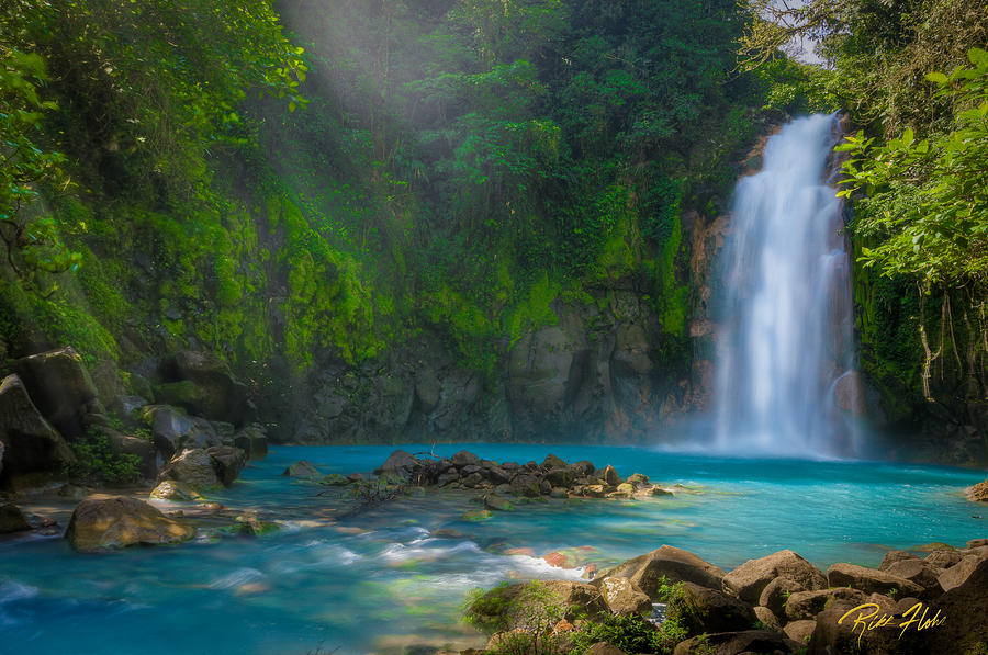 Blue Waterfall #1 Photograph by Rikk Flohr