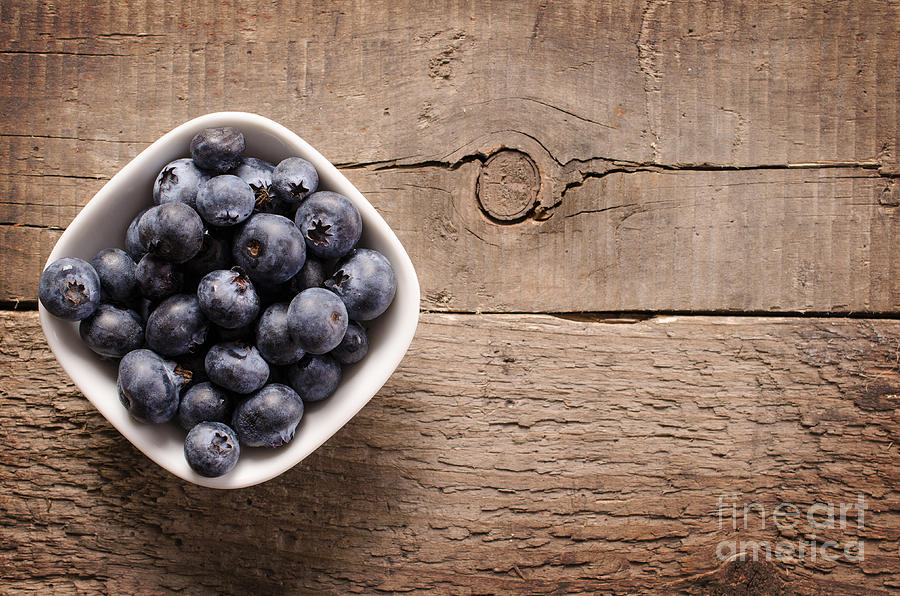 Blueberries  #1 Photograph by Andreas Berheide
