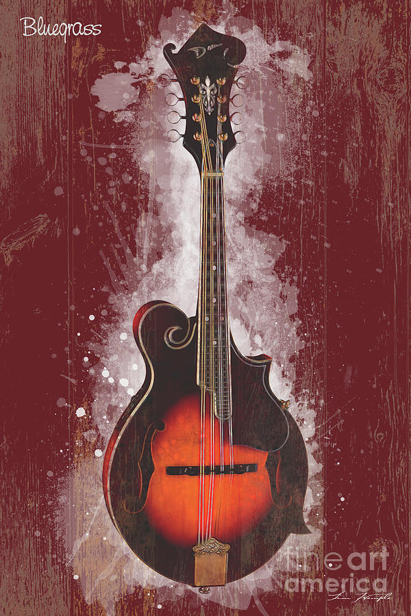 Bluegrass Mandolin #1 Digital Art by Tim Wemple
