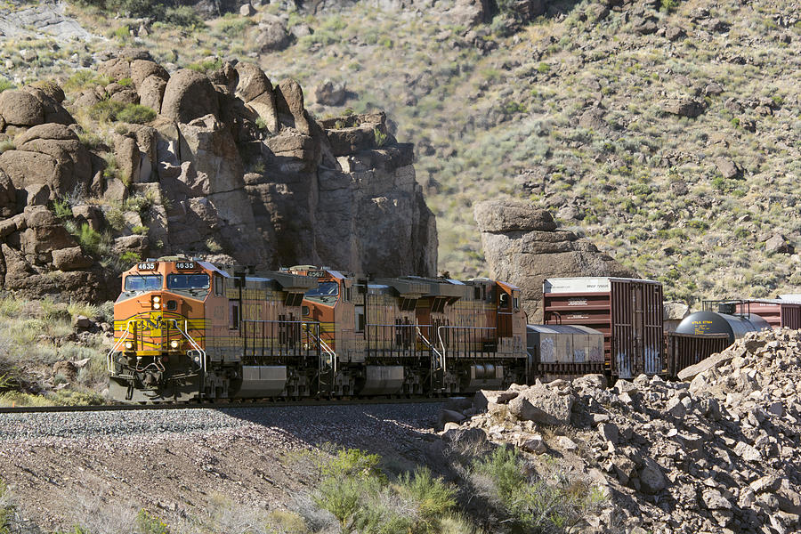 BNSF Freight Train #1 Photograph by Rick Pisio
