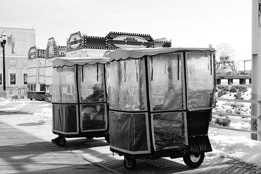 Boardwalk Push Carts #1 Photograph by Margie Avellino