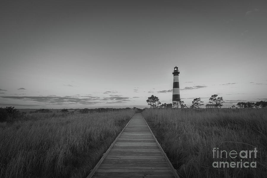 Sunset Photograph - Boardwalk To Bodie Island Light #1 by Michael Ver Sprill