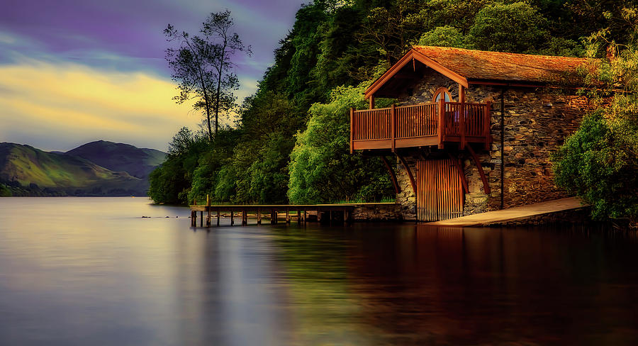 Boathouse In Scotland #1 Photograph by Mountain Dreams