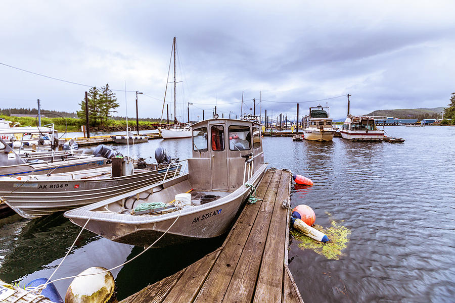 Boats in the Craig Alaska Docks Photograph by Scott Law - Fine Art America