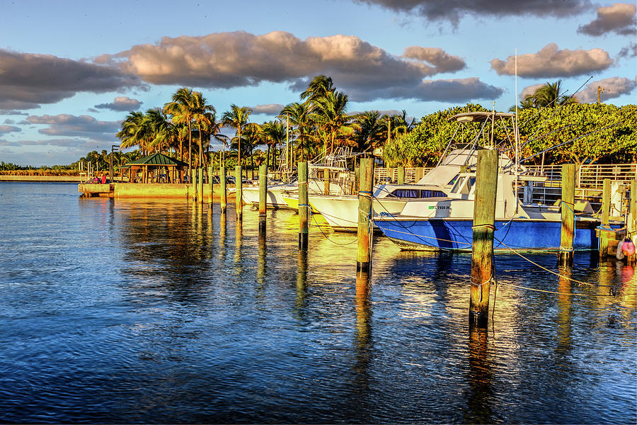 Boat Photograph - Boats in the Evening Sunshine #1 by Debra and Dave Vanderlaan