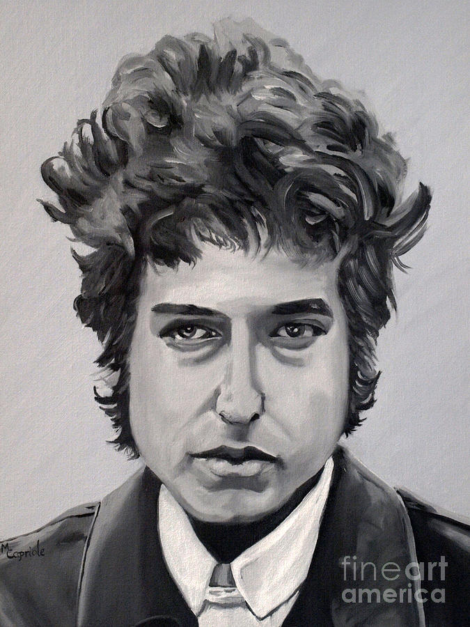 Bob Dylan Painting by Mary Capriole