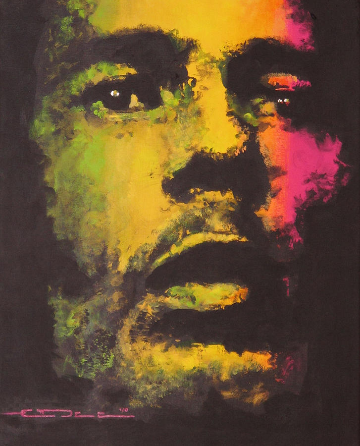 Bob Marley #1 Painting by Eric Dee