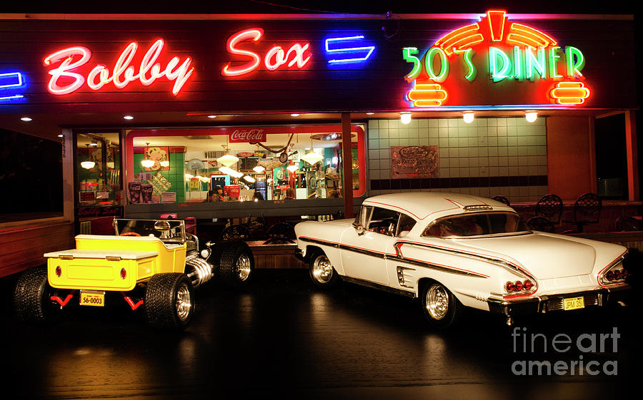 Bobby Sox 50s Diner #1 Photograph by Bob Christopher