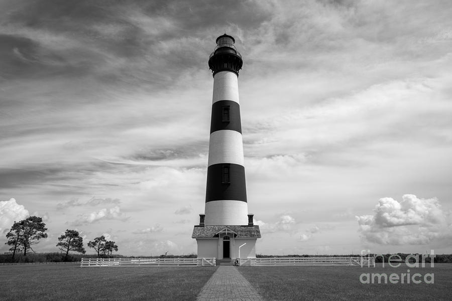 Landscape Photograph - Bodie Island Lighthouse #1 by Michael Ver Sprill