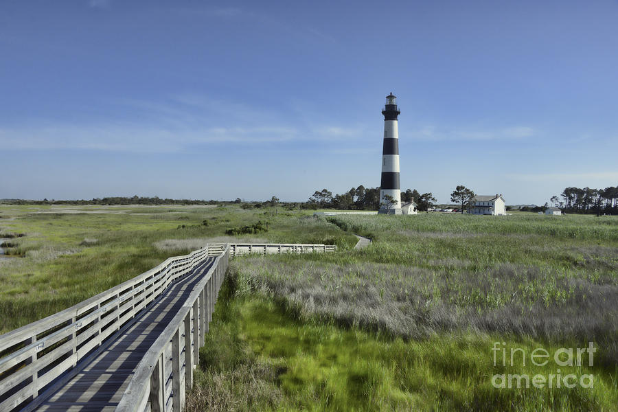 Architecture Photograph - Bodie Island Lighthouse #1 by Richard Patrick