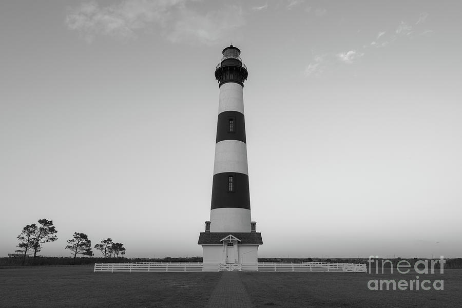 Bodie Island Lighthouse Symmetry #1 Photograph by Michael Ver Sprill