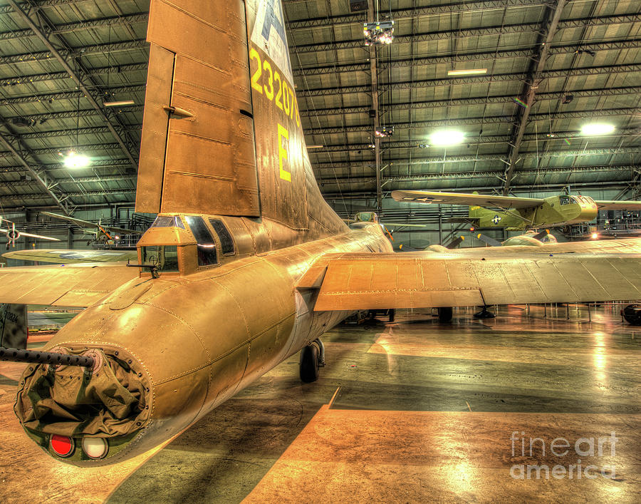 Boeing B-17G, Flying Fortress, Tail Gunner Photograph By Greg Hager ...