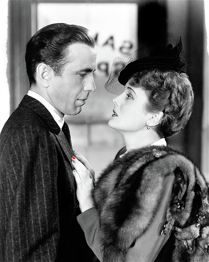Bogie and Mary Astor The Maltese Falcon 1940 #2 Photograph by David Lee Guss