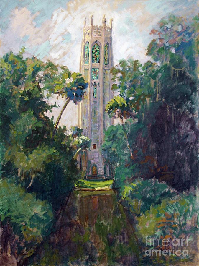 Garden Painting - Bok Tower #1 by Blair Updike