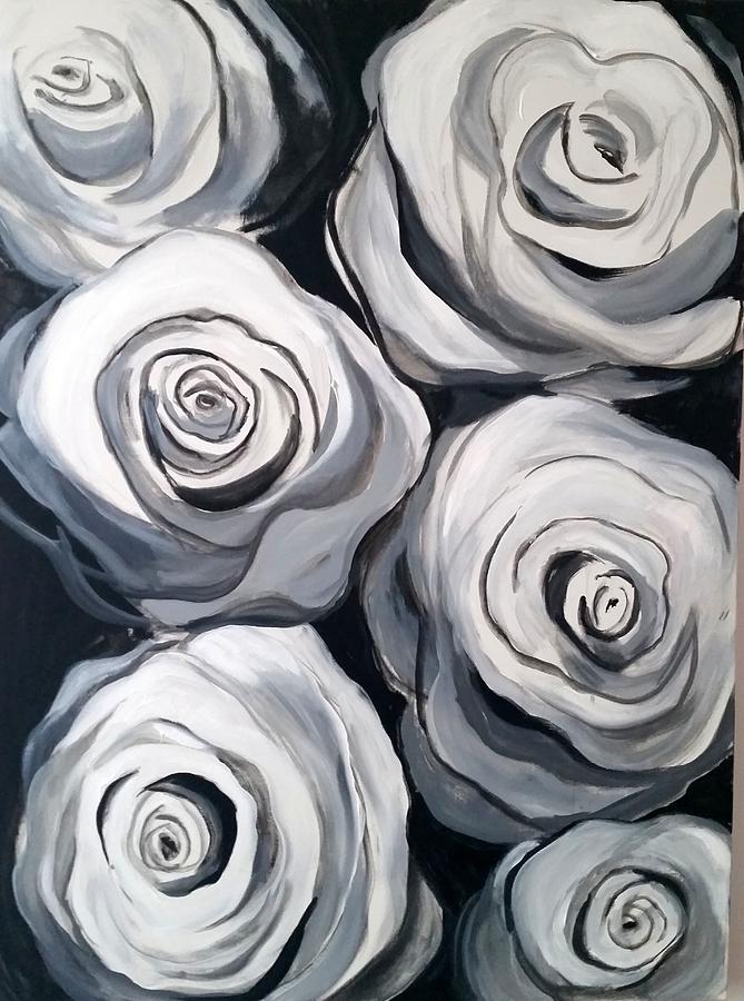 Bold and Beautiful #1 Painting by Rosie Sherman