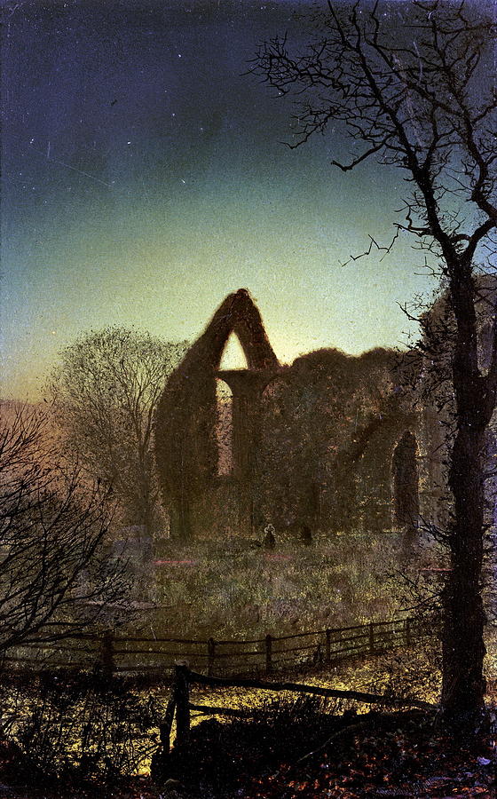 Bolton Abbey Painting by John Atkinson Grimshaw | Fine Art America