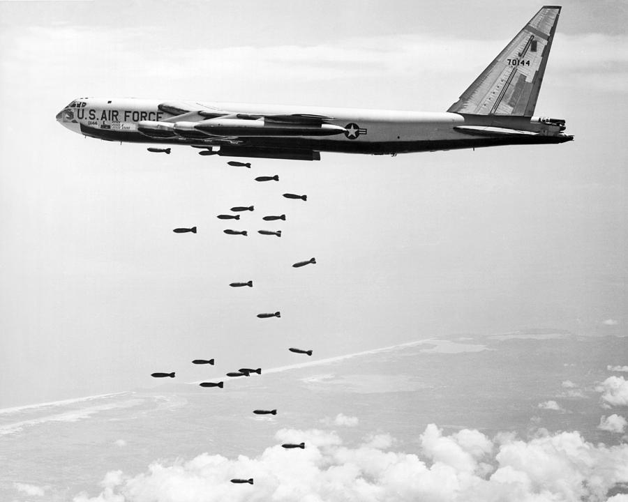 Bombing Vietnam #1 Photograph by Underwood Archives