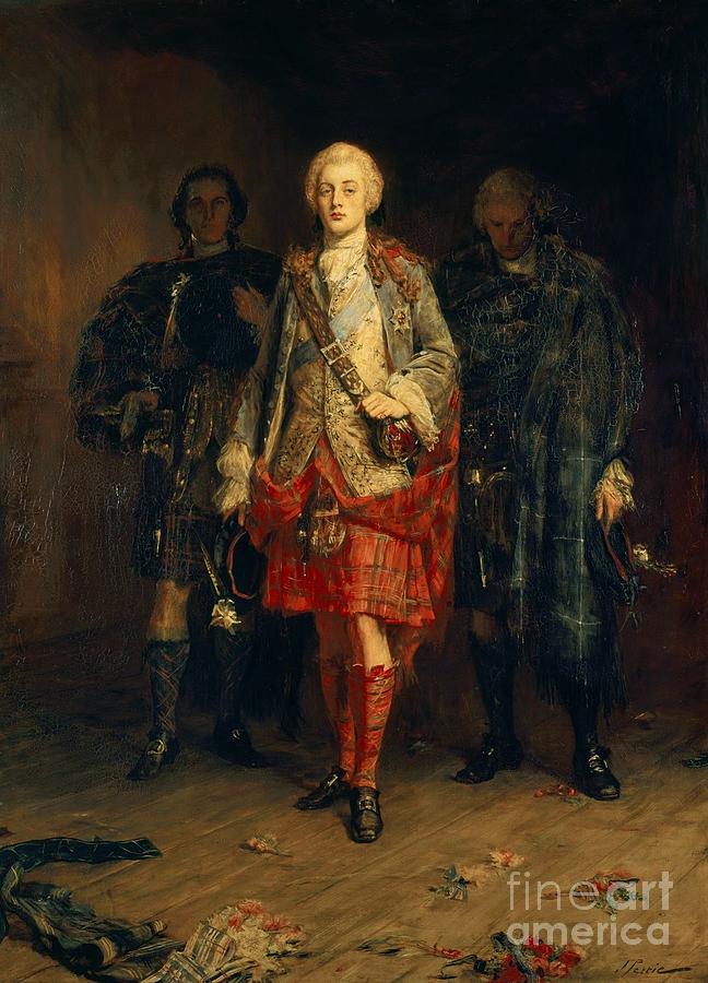 Bonnie Prince Charlie #1 Painting by MotionAge Designs