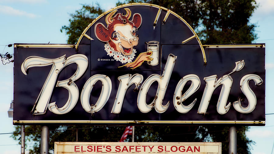 Bordens Dairy Sign #1 Photograph by Mountain Dreams