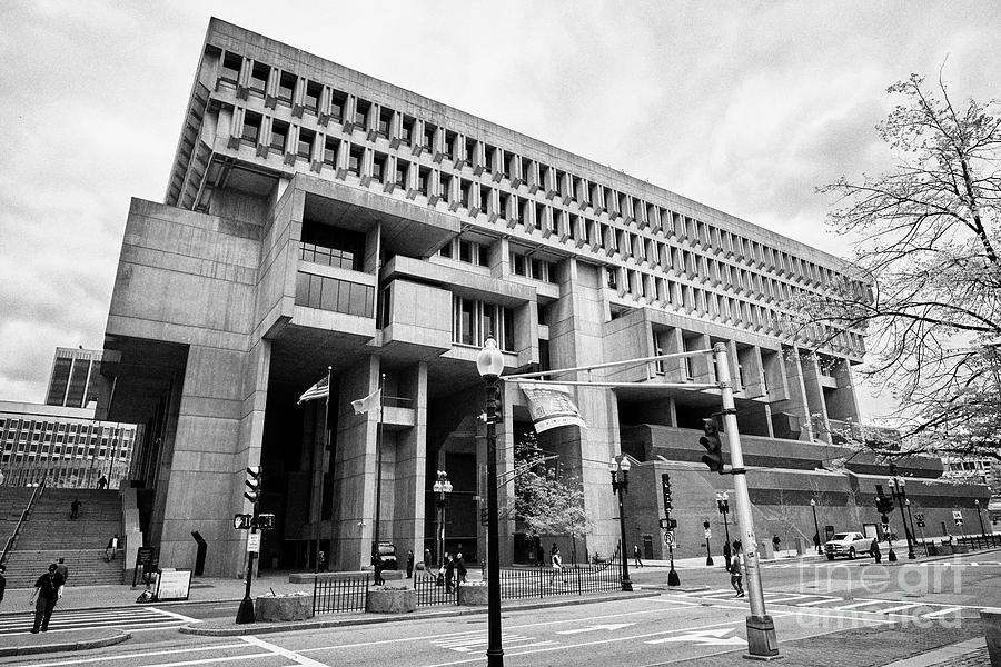Boston Photograph - Boston city hall building USA #1 by Joe Fox
