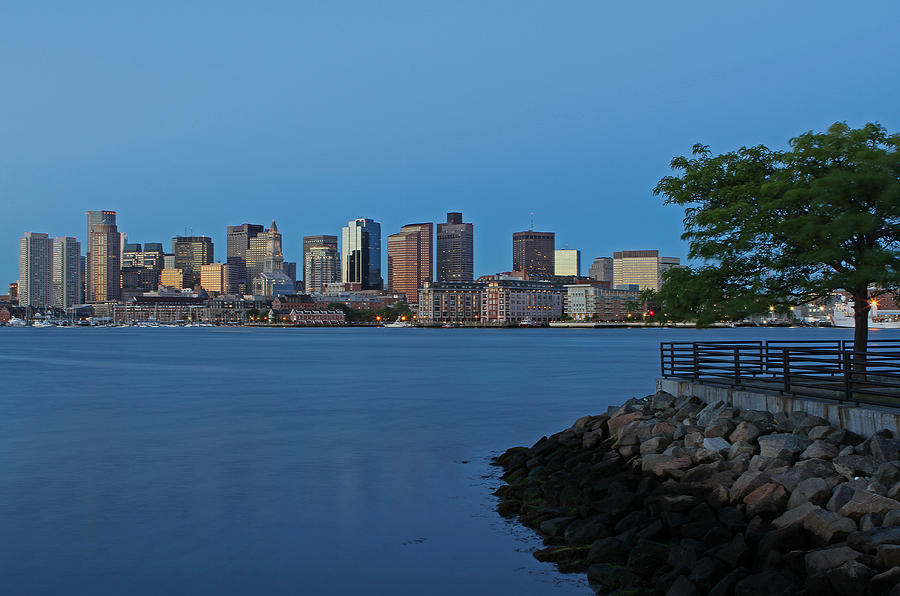 Boston City Skyline #1 Photograph by Juergen Roth
