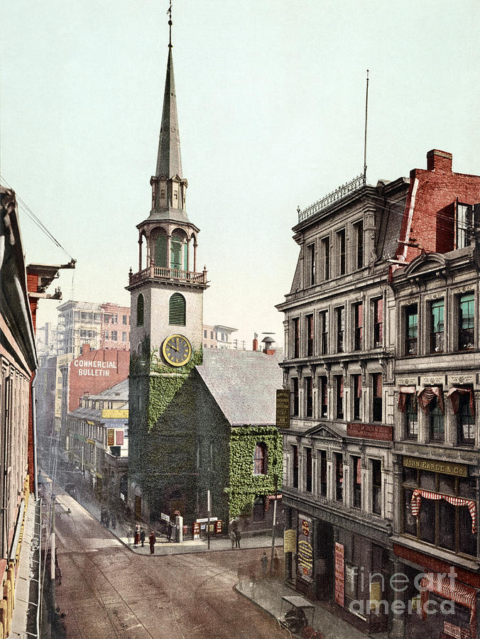 Boston, Old South Church.  #1 Photograph by Granger