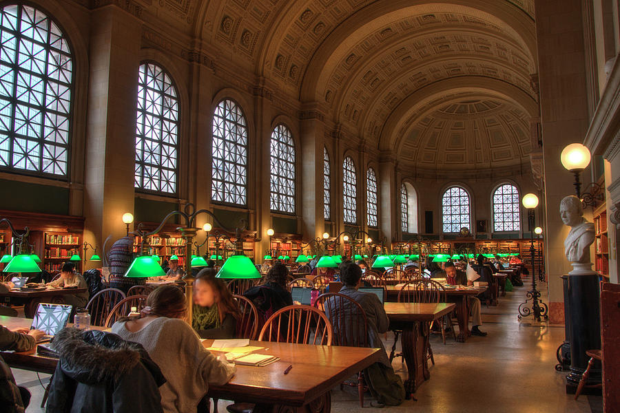 Boston Public Library #1 Photograph by Joann Vitali