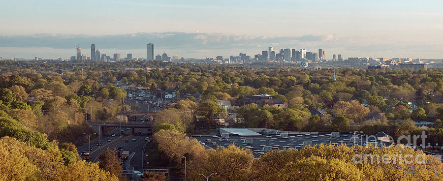 Boston Skyline Photograph