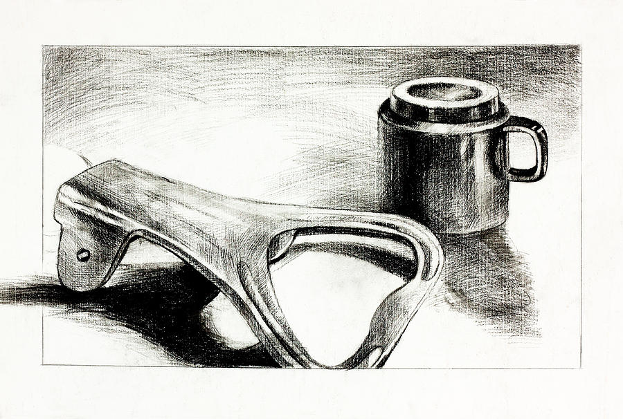 Bottle Opener And Cup  By Ivailo Nikolov Drawing