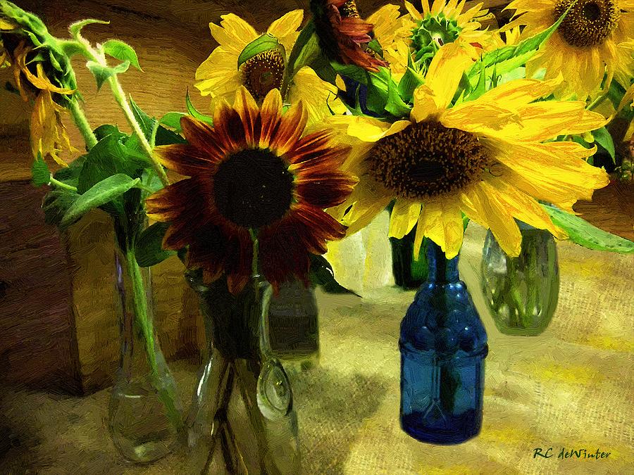 Still Life Painting - Bottled Sunshine  by RC DeWinter