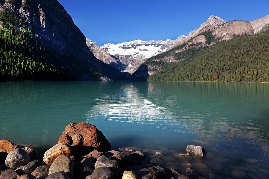 Boulders, Lake Louise, Banff National Park, Alberta, Canada Photograph ...