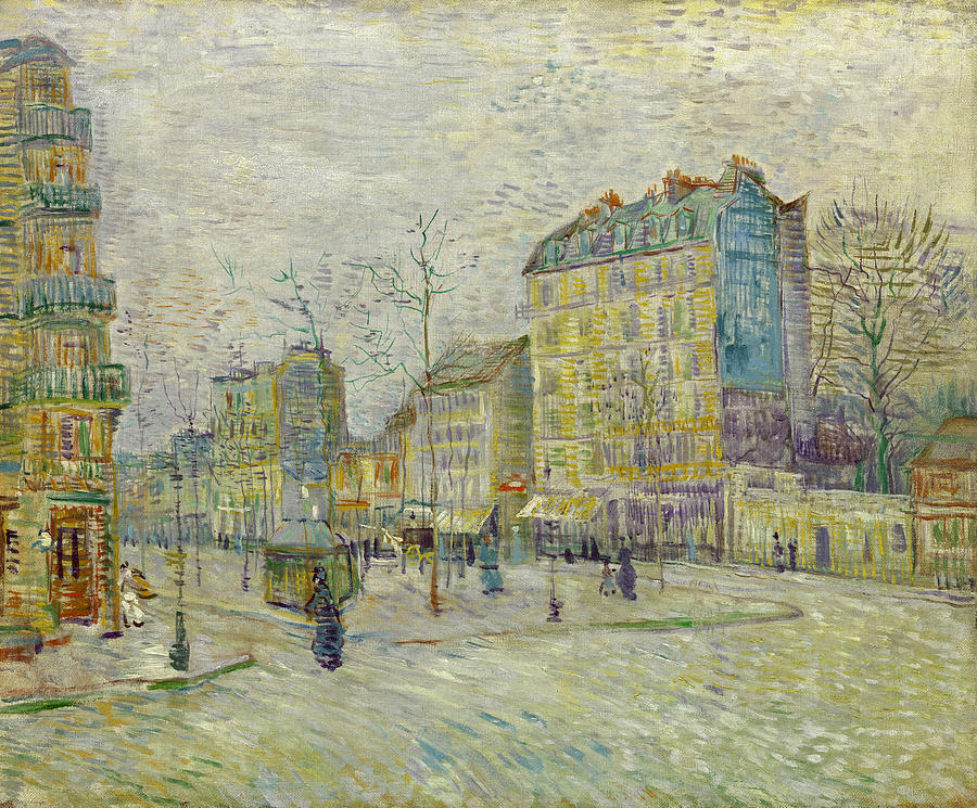 Boulevard de Clichy  #8 Painting by Vincent van Gogh