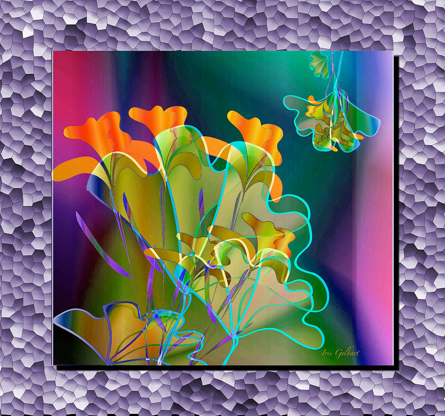 Bouquet #1 Digital Art by Iris Gelbart