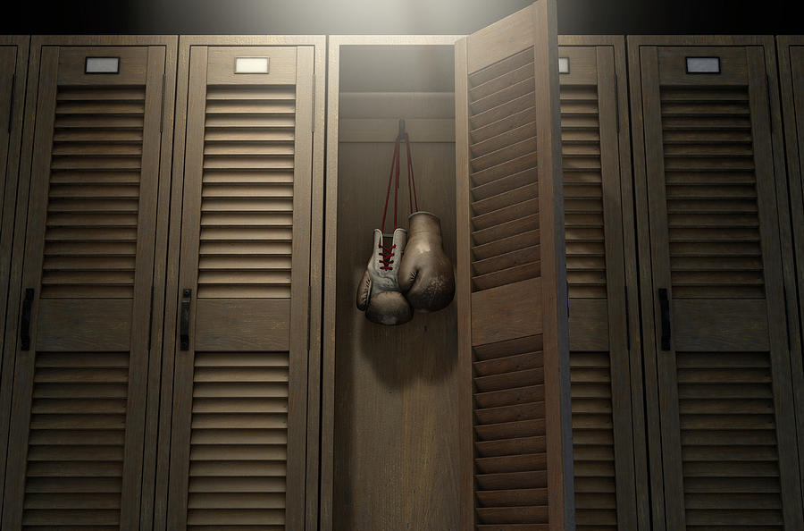 Locker Photograph - Boxing Gloves In Vintage Locker by Allan Swart Locker Photograph - Boxing Gloves In Vintage Locker by Allan Swart