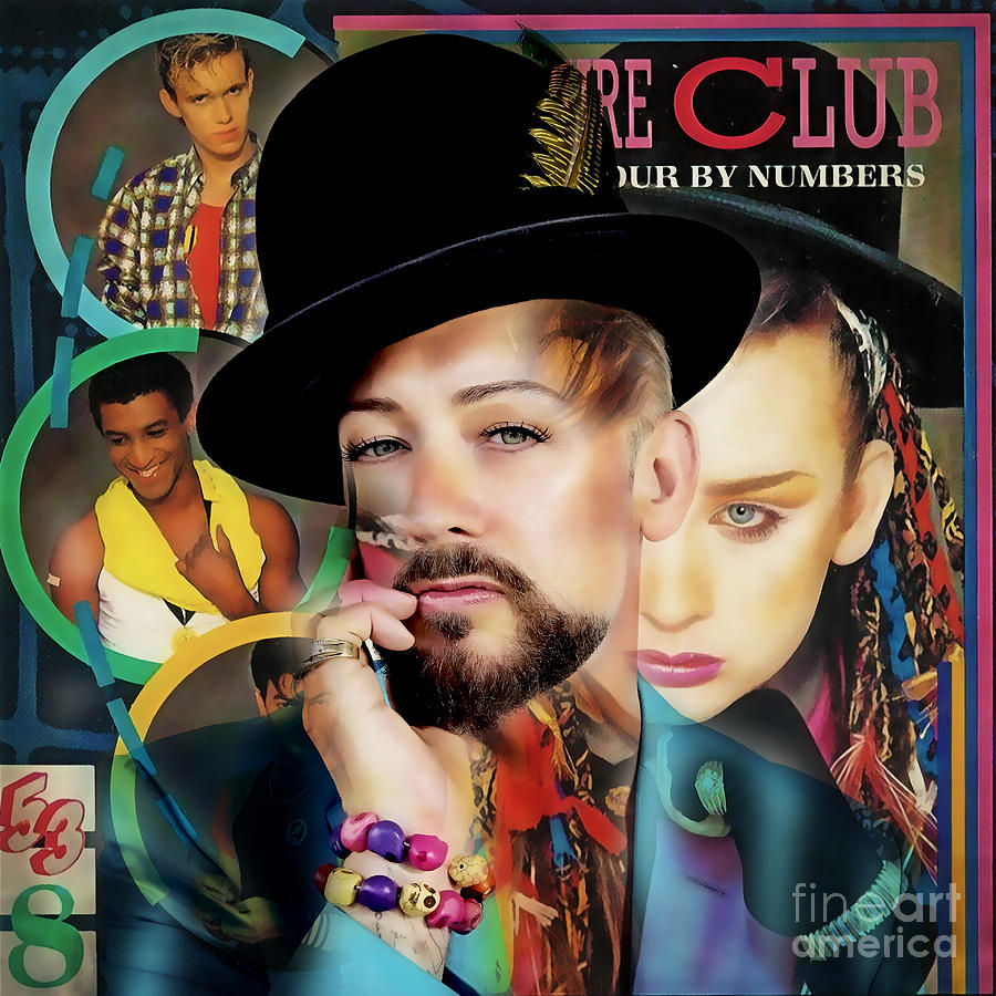 Boy George Collection #1 Mixed Media by Marvin Blaine