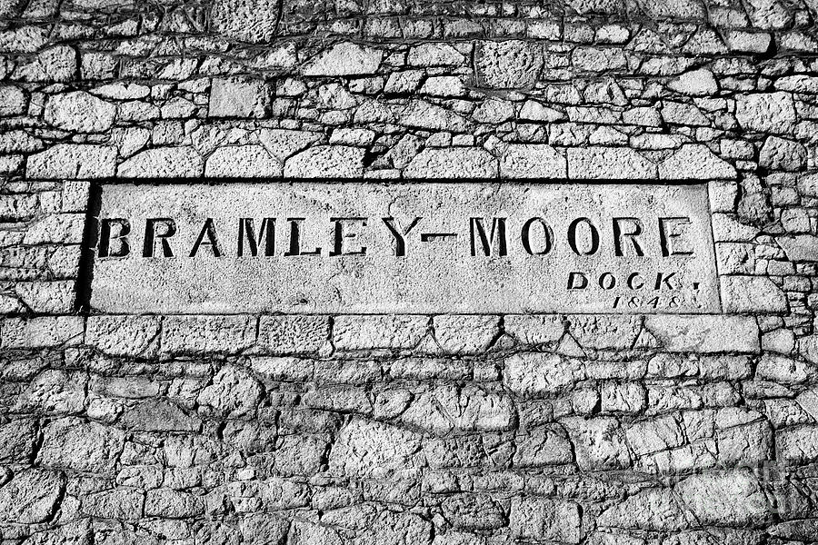 Sign Photograph - Bramley-moore Dock Liverpool Docks Dockland Uk #1 by Joe Fox