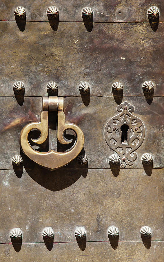 Brass Door Knocker Photograph by David Letts
