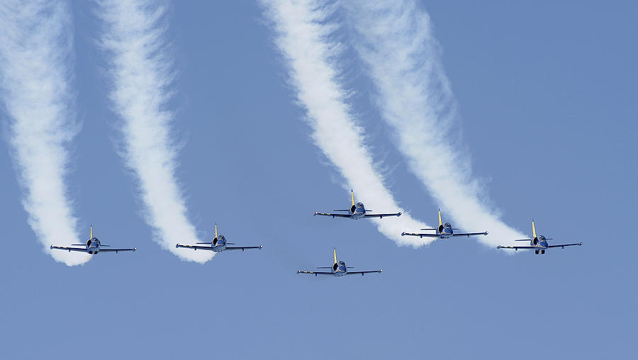 Red Bull Photograph - Breitling Squad #1 by Joao Carrasco