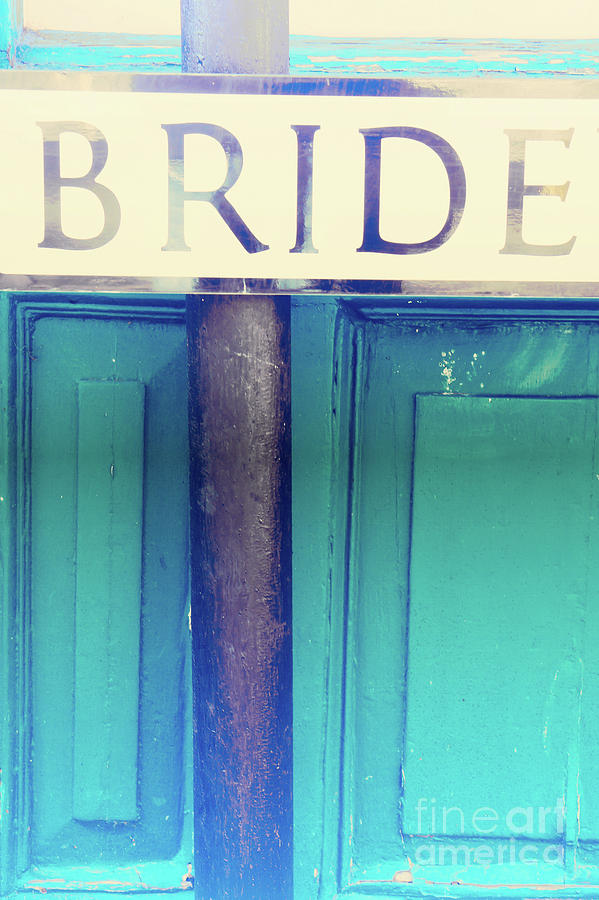 Abstract Photograph - Bride road sign #1 by Tom Gowanlock