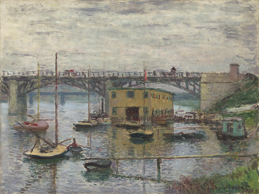 Bridge At Argenteuil #1 Painting by Claude Monet
