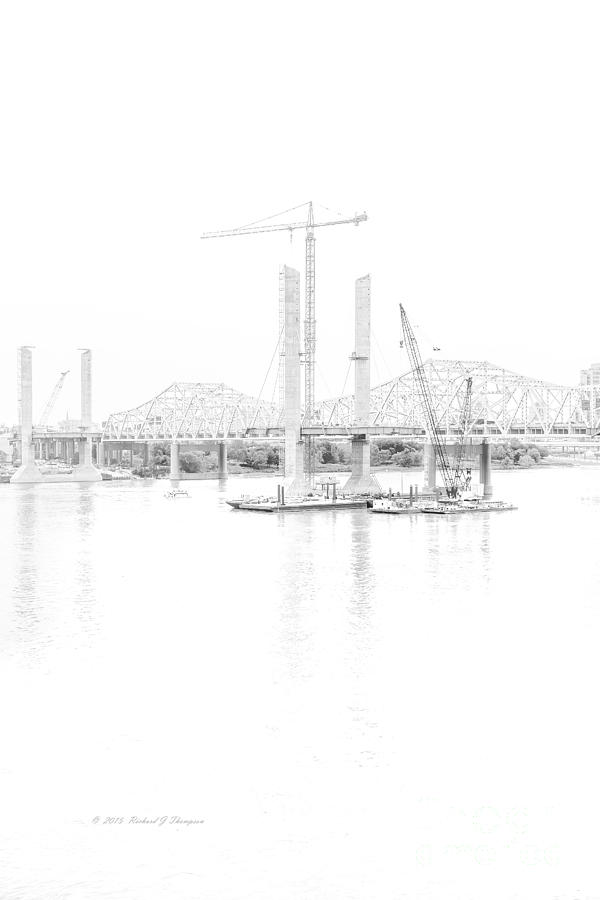 Bridge Construction #1 Photograph by Richard J Thompson 