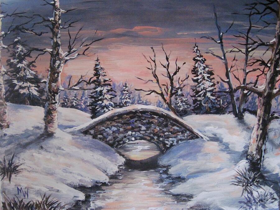 Bridge of Solitude #1 Painting by Megan Walsh