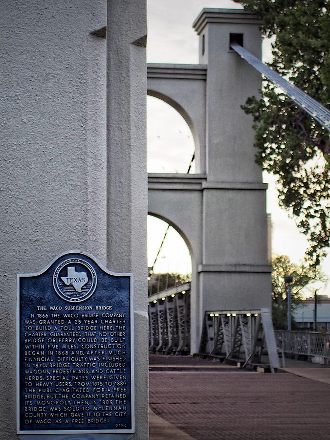 Bridge Plaque #1 Photograph by Buck Buchanan
