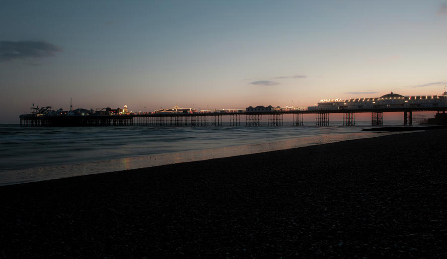 Brighton Pier at Sunset vi Photograph by Helen Jackson