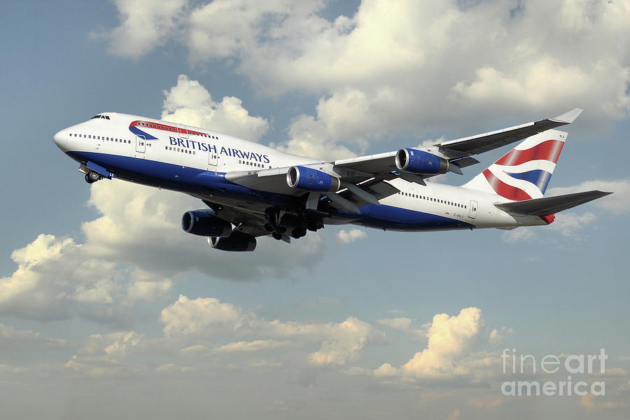 British Airways Boeing 747 #1 Digital Art by Airpower Art