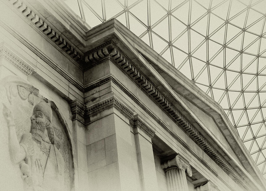 Architecture Photograph - British Museum #1 by Tony Grider