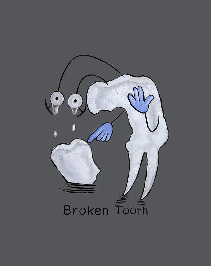 Broken Tooth  Painting by Anthony Falbo