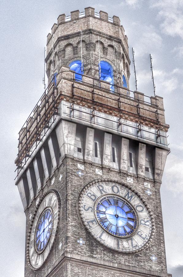 Bromo Seltzer Tower Baltimore Clock Photograph