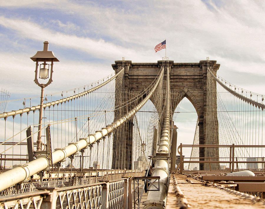 Brooklyn Bridge I #1 Photograph by Chuck Kuhn